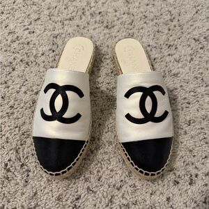 Chanel Espadrille Mules